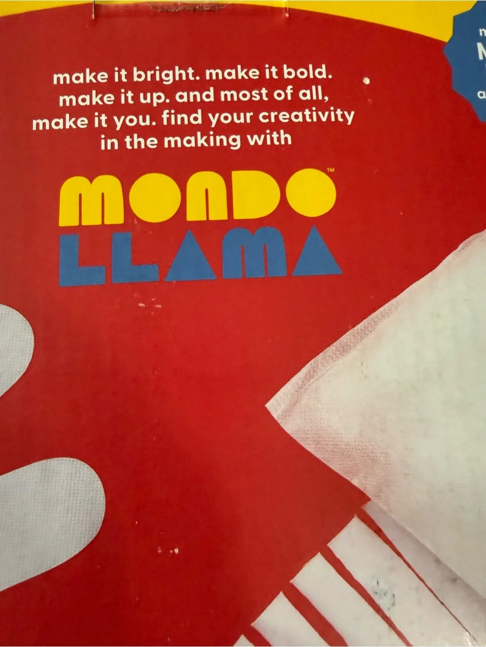 Mondo Llama Tie-Dye tie blanket Kit - Bright Rainbow